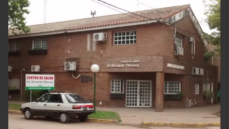 El centro médico de Funes en el que fue atendida la mujer. 