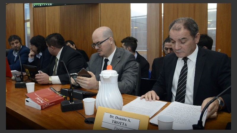 Trotta y Narvaja encabezaron la acusación en el juicio de Paula Perassi. 