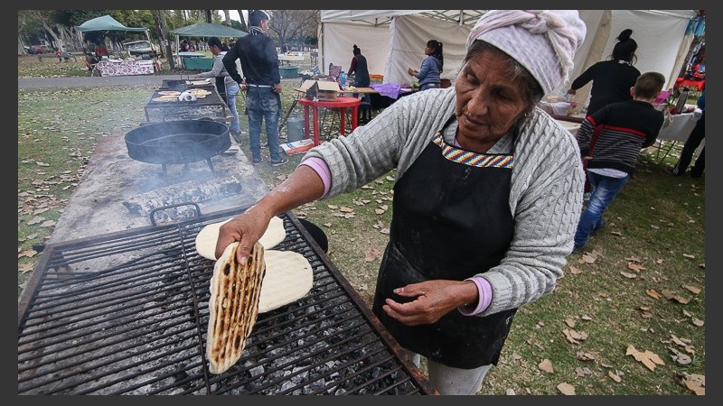 Desde temprano los cocineros se encontraron en el parque Irigoyen y se quedaron hasta el atardecer del último sábado.