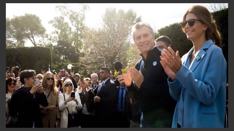 El acto fue en la Quinta de Olivos. 