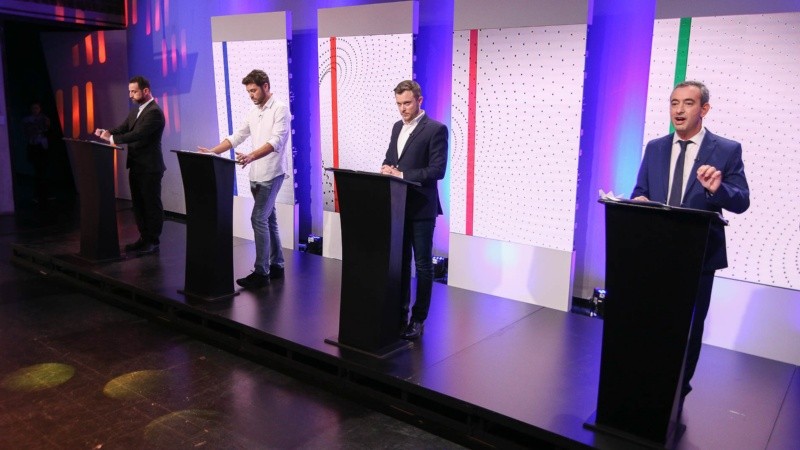Debate de candidatos: la previa, el durante y el post en fotos.