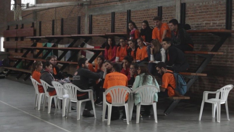 Del campamento participaron 140 alumnos de Rosario.