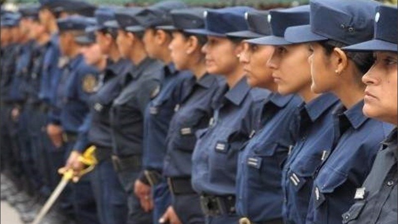 Las mujeres policías de Santa Fe formaron una red para exigir sus derechos. 