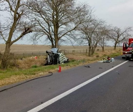 Cuatro muertos tras chocar el auto contra un árbol en la ruta nacional 19