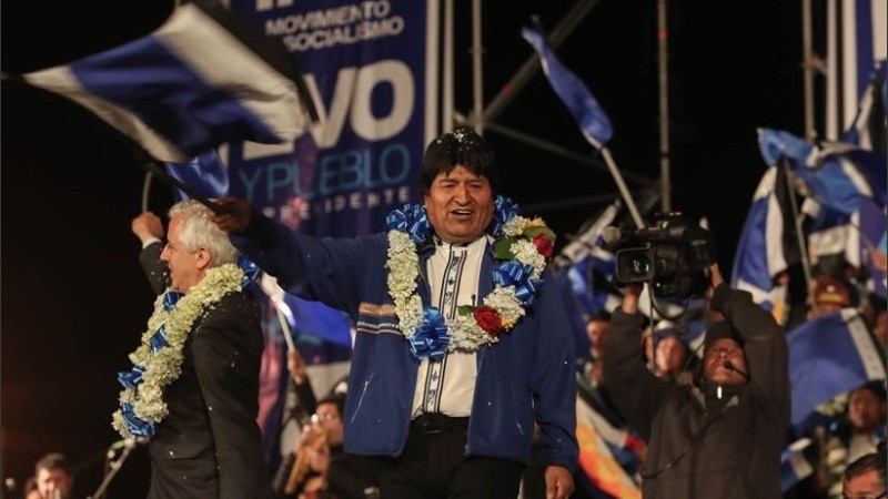 Evo Morales va por su cuarto mandato consecutivo.