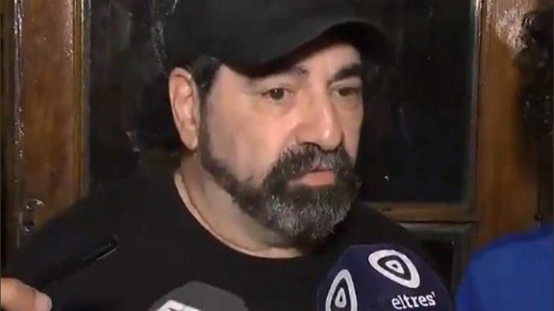 Adrián Abonizio habló con El Tres durante su visita al búnker macrista. 