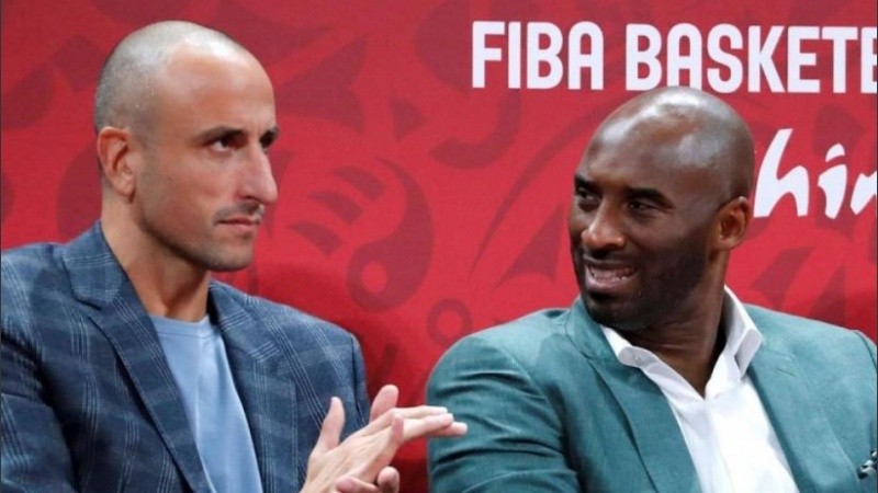 Manu y Kobe estuvieron juntos por última vez en el Mundial de China 2019.