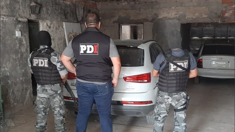 La camioneta fue secuestrada en el allanamiento hecho este domingo en Cabin 9.