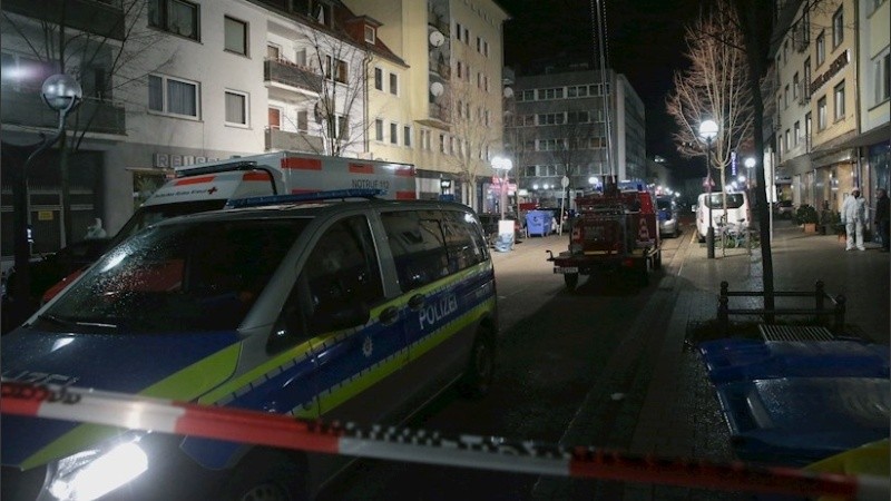 El ataque fue en el centro de la localidad de Hanau.