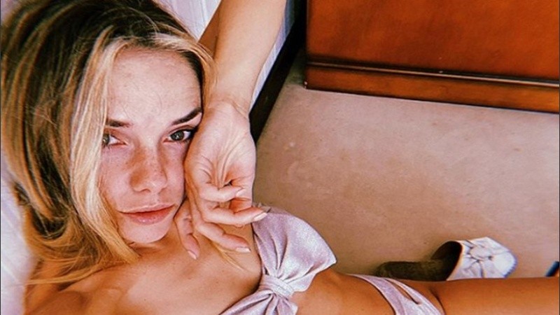 La actriz escrachó a un hostigador pero Instagram borró su publicación. 