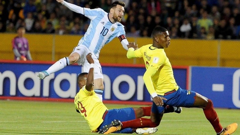 El día que Messi le hizo tres a Ecuador y clasificó a Argentina al Mundial 2018.