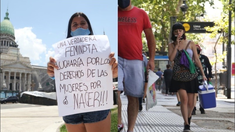 En contra y a favor de la ley, dos miradas distintas, dos mundos diferentes. 