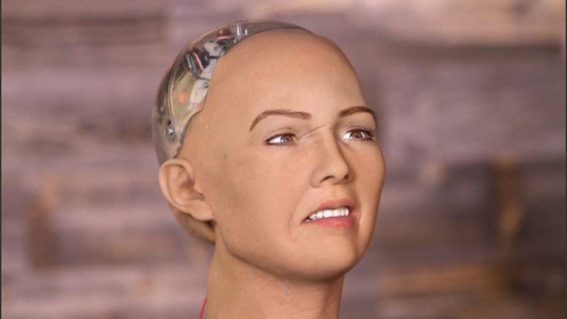 El robot humanoide Sofía de la empresa Hanson Robotics.