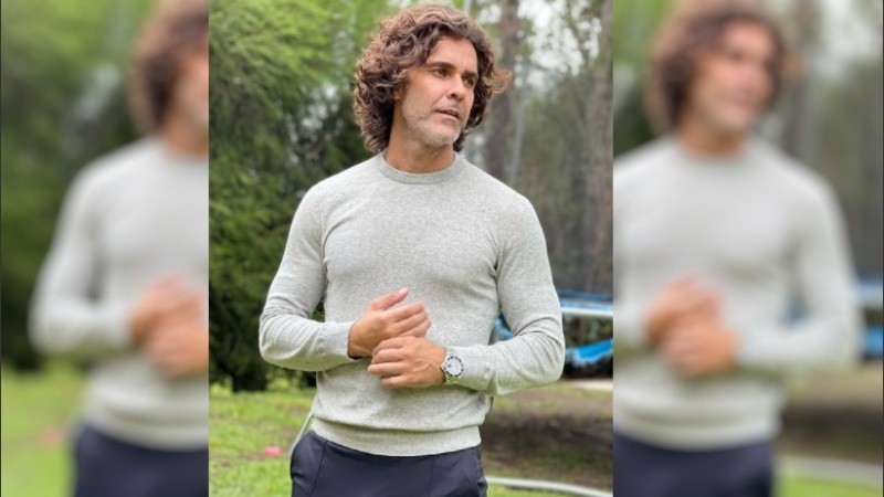 “Disfrutando el camino”, escribió Mariano Martínez en la publicación.