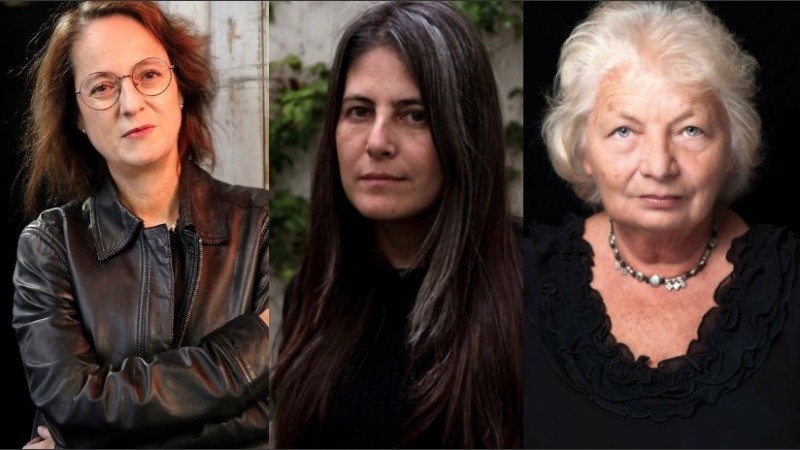 La escritora española Marta Sanz, la entrerriana Selva Almada y la zavallense Diana Bellessi