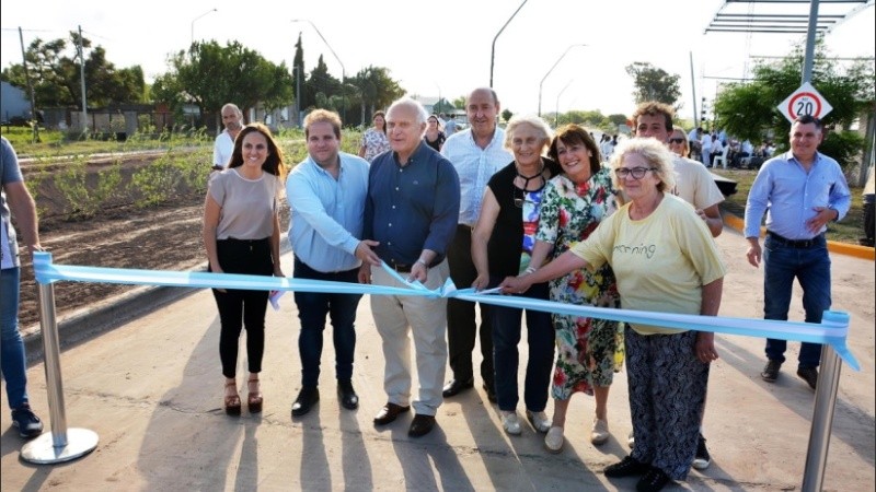 Lifschitz en una de las tantas inauguraciones durante su gestión