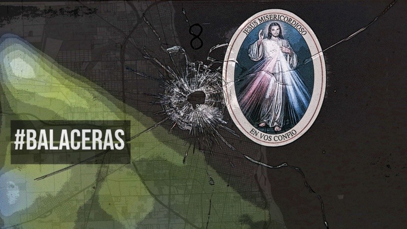 Intervención de Rosario3 sobre imagen original del fotoperiodista Alán Monzón.