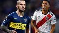 Dos refuerzos de peso: Darío Benedetto se suma a Boca Juniors y Juanfer Quintero a River Plate