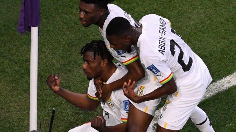 Ghana metió un triunfazo contra Corea del Sur