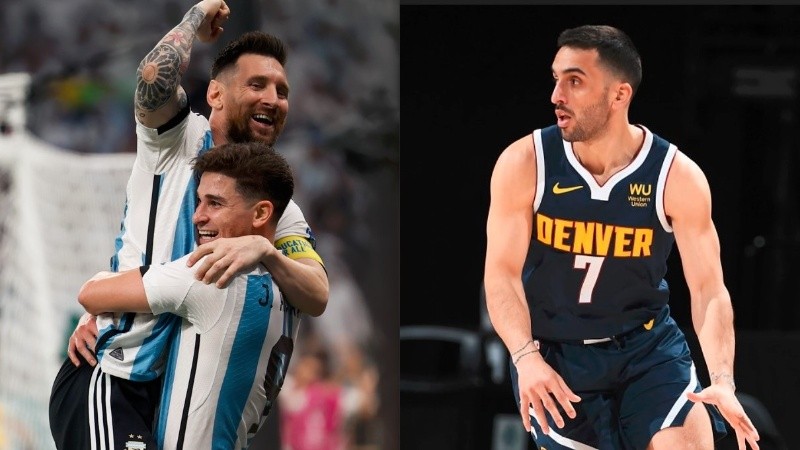 Messi y Julián brillan en Qatar; Facu jugó en la NBA y fue campeón de América con Argentina.