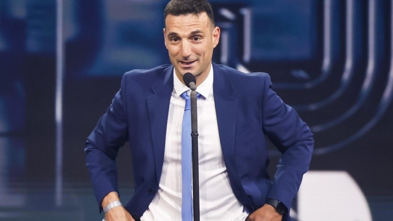 Scaloni se quedó con el galardón de mejor entrenador.