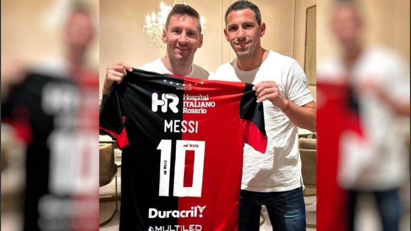 Lionel Messi y Maxi Rodríguez: 