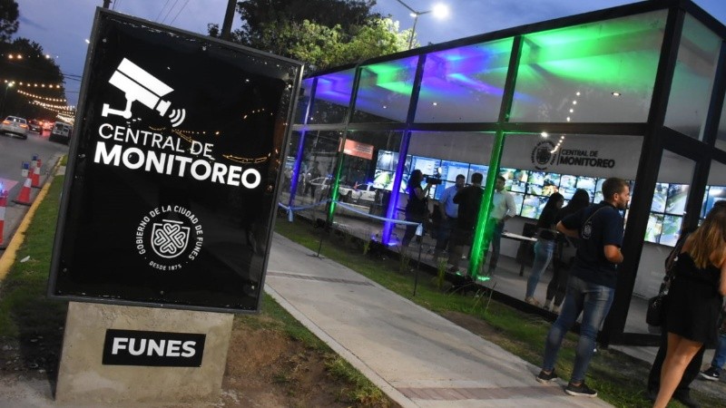 El centro de monitoreo en Funes