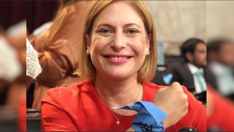 La vicegobernadora electa Gisela Scaglia.