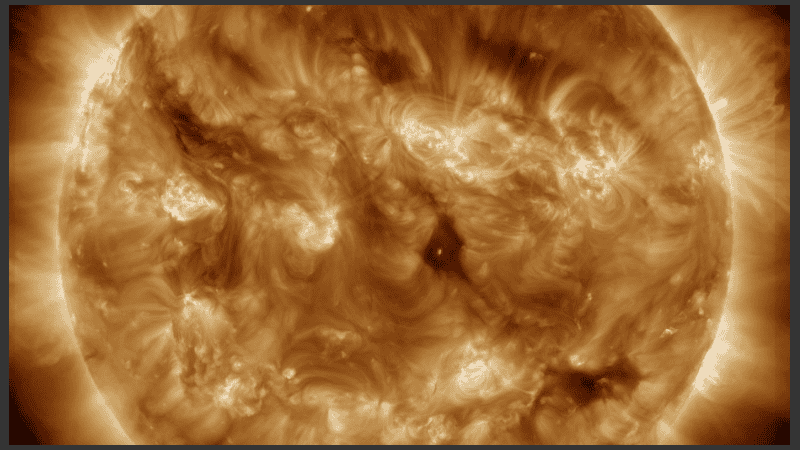 Una forma de seguir el ciclo solar es contando el número de manchas solares.