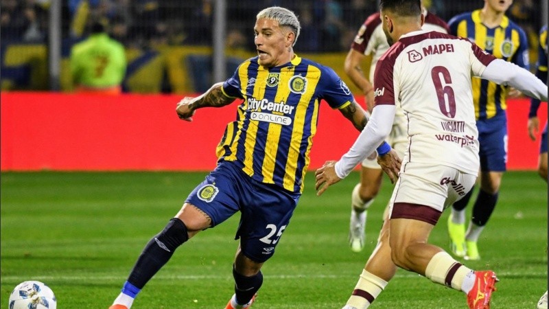 Copetti fue titular e hizo su debut con la camiseta de Central.