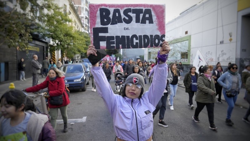 Masiva marcha en Rosario por Ni una menos.