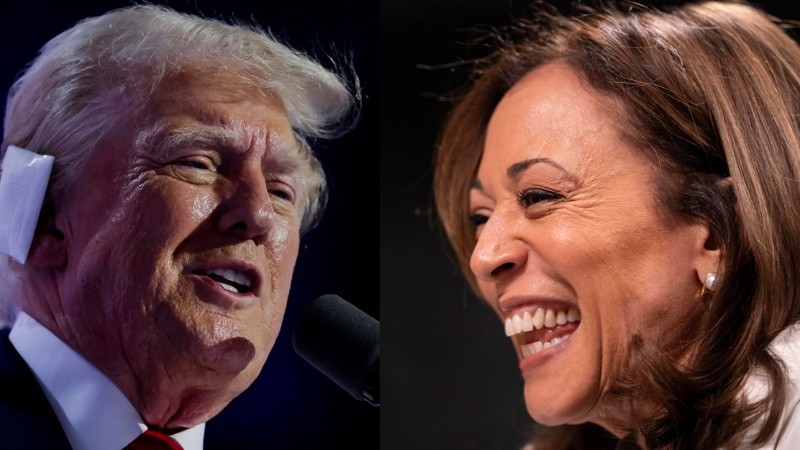 Trump declaró en contra de Harris y pidió que no voten a una mujer como presidenta de EEUU.