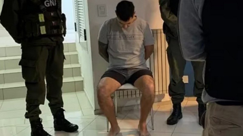 Calavera, preso desde 2022 tras ser allanado en un country en Córdoba.