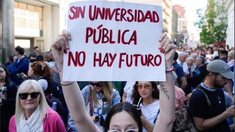 Las marchas universitarias generaron gran malestar en el gobierno.