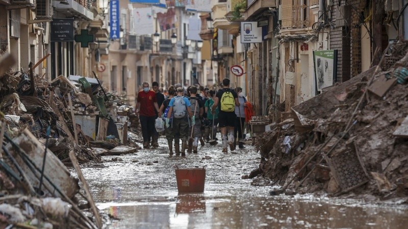 Imágenes posapocalípticas en las ciudades afectadas.