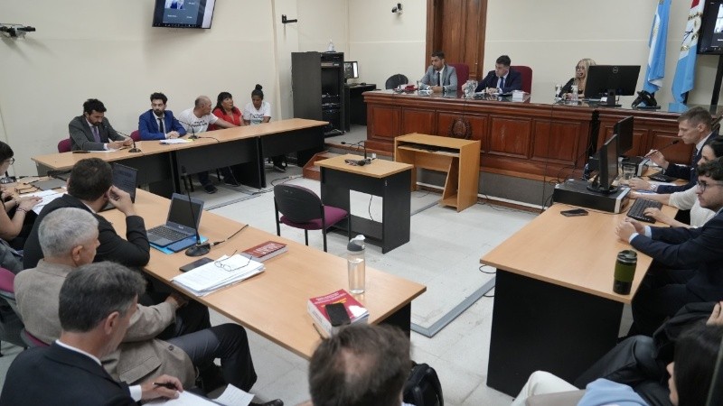 La audiencia se llevó a cabo en los Tribunales federales de bulevar Oroño al 900.