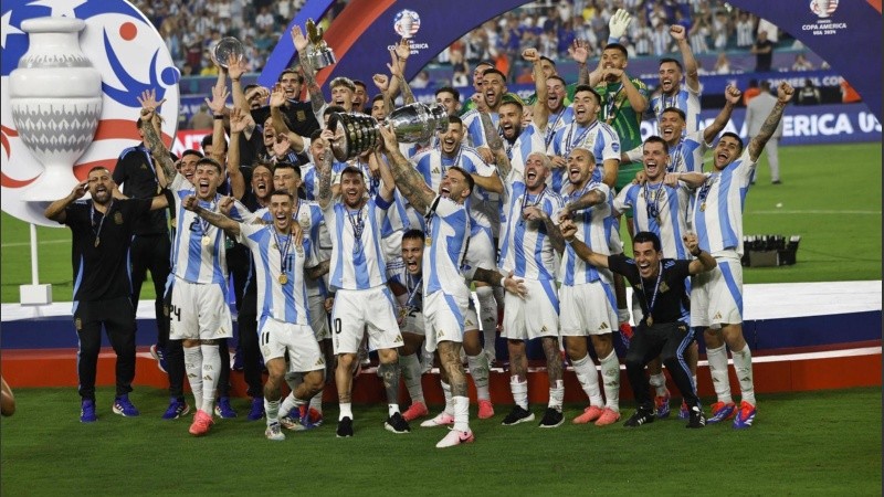 La selección argentina se consagró bicampeona de América