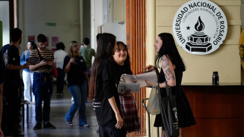 La matrícula de ingreso crece en la UNR desde el año pasado.