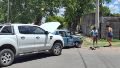 Violento choque entre una camioneta y un Fiat Uno, en el que viajaban tres niños