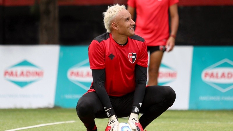 Keylor Navas está listo para debutar en el arco de Newell's