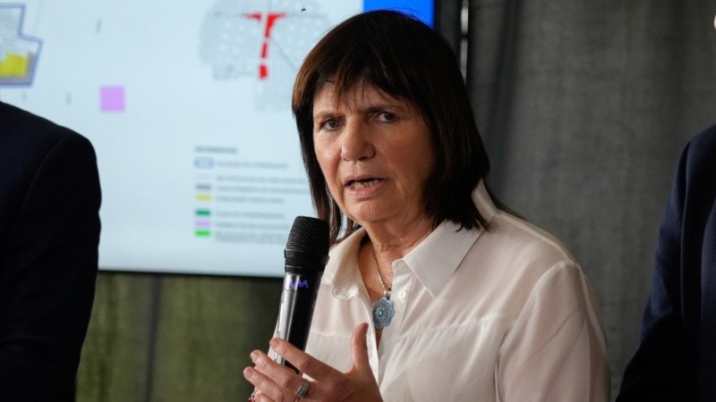 La ahora ministra de Seguridad Nacional, Patricia Bullrich.