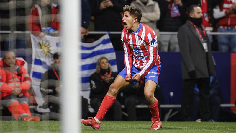 Giuliano Simeone, nacido para jugar en el Atleti.