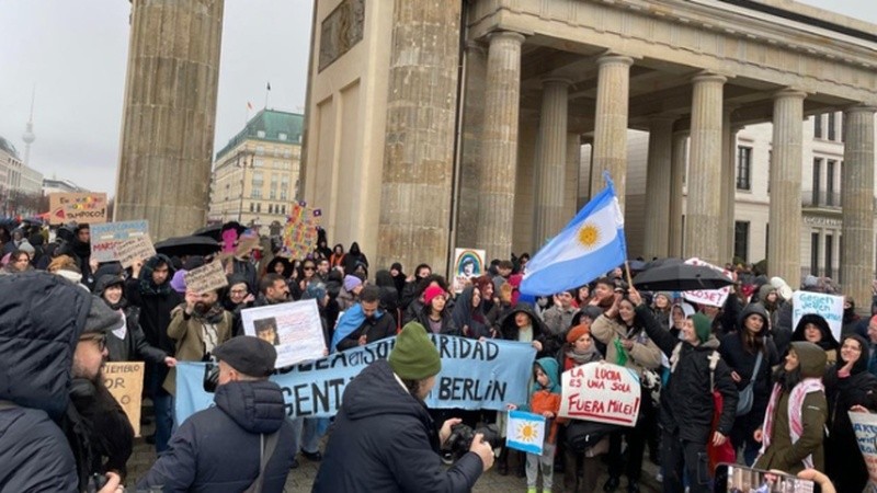 Movilización antifascista en Berlín.