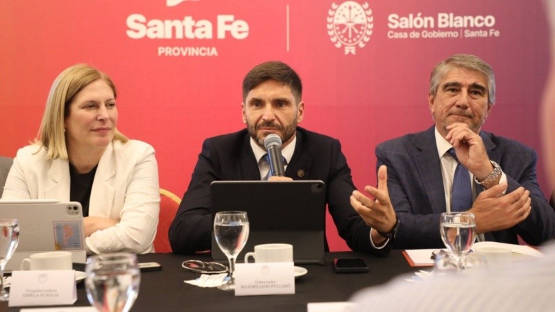 El gobernador hizo anuncios en la Junta Provincial de Seguridad de este miércoles en la ciudad de Santa Fe.