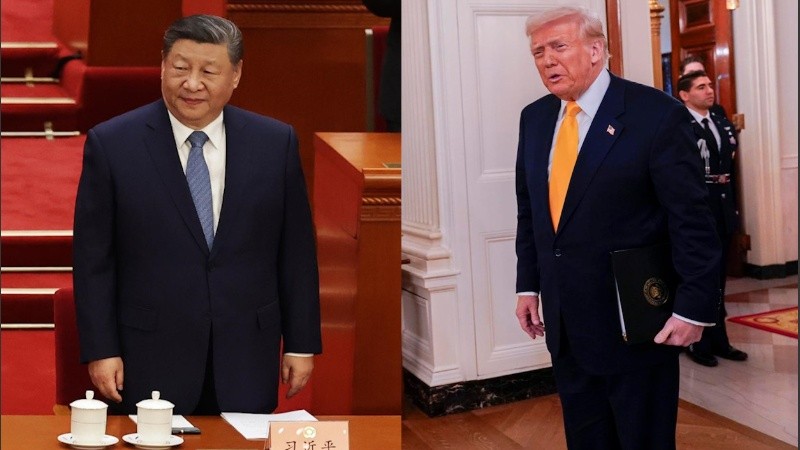 Xi Jinping, presidente de la República Popular China y Donald Trump, presidente de Estados Unidos.