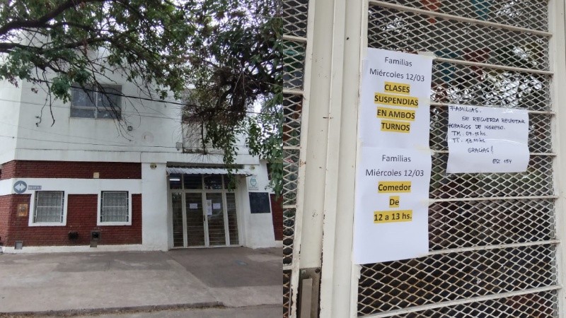 Los delincuentes rompieron gran parte de la grifería del edificio.