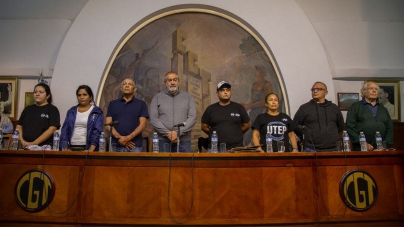 El cierre del Congreso de la Utep “Papa Francisco” con participación de la CGT.