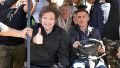 Las imágenes y las frases más picantes del paso de Javier Milei por la Expoagro de San Nicolás