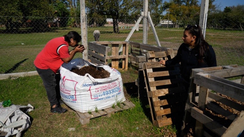 Greem Compost, un grupo del barrio que se capacitó y creó una unidad productiva.