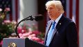US President Trump signs the